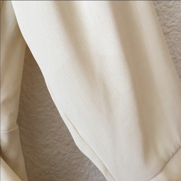 Topshop Wrap Buckle Blouse Top Plunge V Neckline - Picture 4 of 8